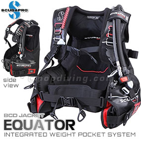 Scubapro Equator BCD jacket integrated weight system