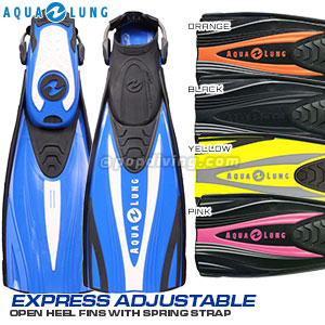 Aqualung Express Adjustable Open Heel