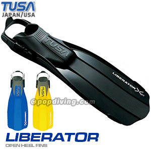Tusa Liberator X Ten Scuba Diving Fin open heel fins SF-5000 SF-5500