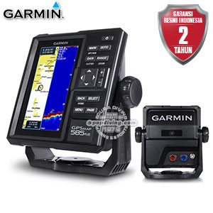 Garmin 585 plus gps map fish finder echo sounder