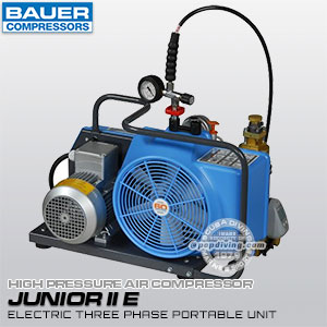 Air Compressor Bauer Junior 2E electric three phase