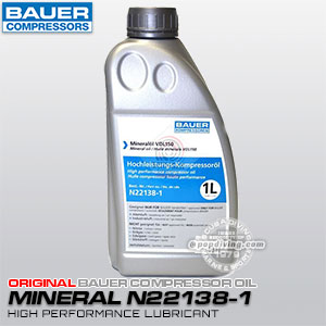 Bauer Mineral Air Compressor oil N22138-1