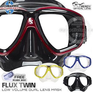 Scubapro Twin Flux Mask Scuba Diving Mask