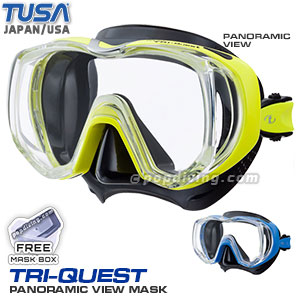 Tusa Japan Triquest m3001 panoramic mask