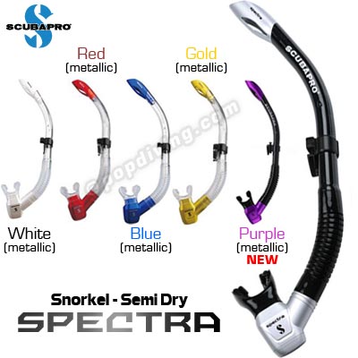 Scubapro Spectra semi dry snorkel