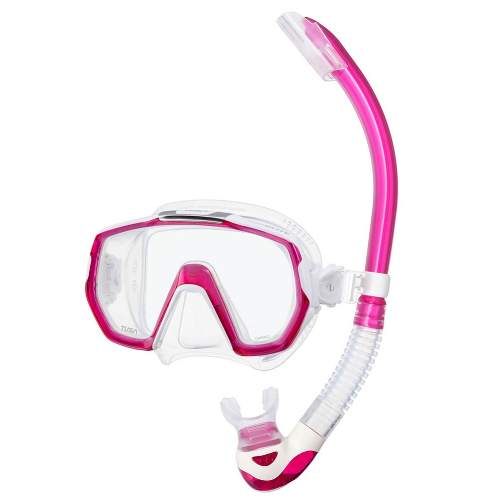 Tusa Japan Freedom Elite mask Platina II snorkel paket combo
