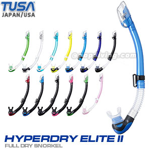 TUSA JAPAN Hyperdry Elite II full dry snorkel SP-0101